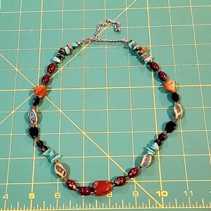 Beaded Western Style Necklace